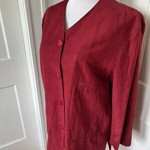 Viontage Adrienne Vittadini silk jacket